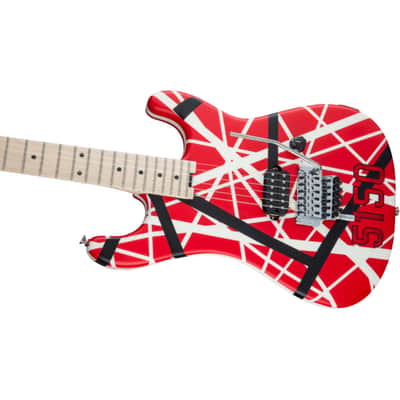 EVH Striped Series 5150™, Maple Fingerboard - Red, Black and White, 5107902515 image 3