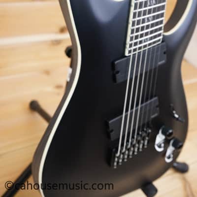 Schecter C-7 SLS Elite Evil Twin Multiscale - Satin Black image 7