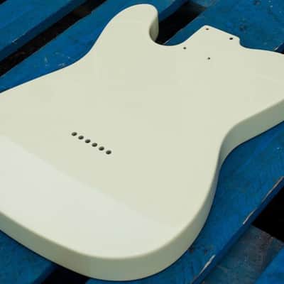 Eden Premier Series Semi-Hollow Alder Body Telecaster Guitar Vintage White image 10