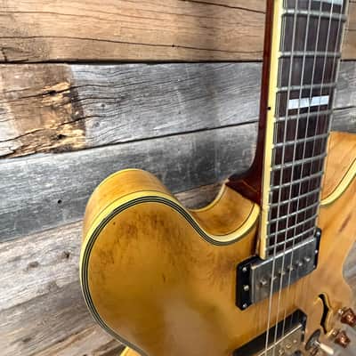 Epiphone Sheraton II 1995 Ebony (Stripped Natural) *Made in Korea* w/ Case image 5