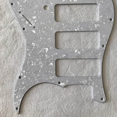 For Fender Stratocaster Strat P90 3 Pickup Guitar Pickguard, 4 Ply White Pearl image 1