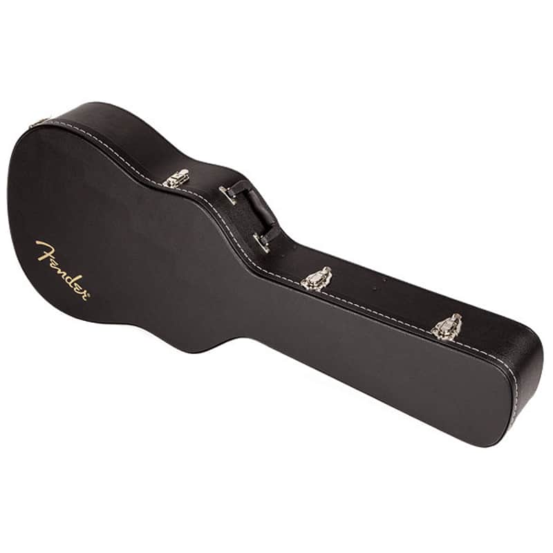 Fender Case for Dreadnought/12-String Flat Top Black image 1