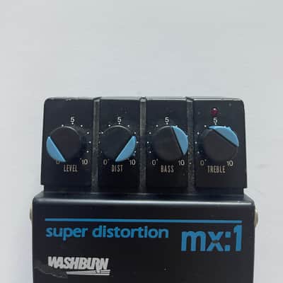 Washburn MX:1 Super Distortion High Gain Rare Vintage Guitar Effect Pedal image 2