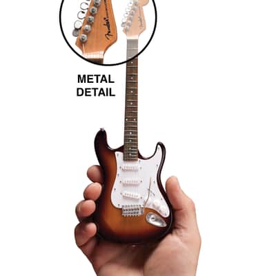 SRV Number One Guitar - Stevie Ray Vaughan Aged Vintage Fender Strat Mini Guitar Replica image 10
