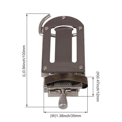 Qj-902 Tenor Saxophone Reed Trimmer Woodwind Instrument Tool Silver image 6