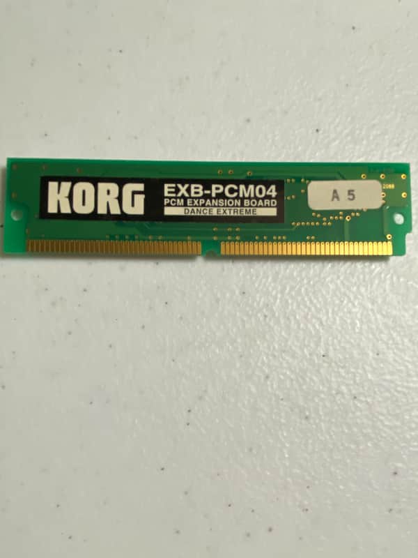 Mint & Tested Working Korg Exb-PCM04 ExbPCM-04 DANCE EXTREME Expansion Board Sound ROM Card Exb-PCM4 ExbPCM-4 ExbPCM04 ExbPCM4 for Triton, Studio, Rack, Karma Keyboard Synth / Synthesizer. Minty Condition. SAFE Shipping! image 1