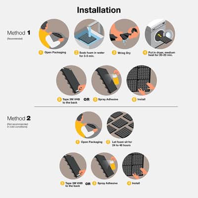 24 PACK - 2" X 12" X 12" Acoustic Foam Panels Beveled 9 Block Tiles Sound Panels Wedges Soundproof image 4