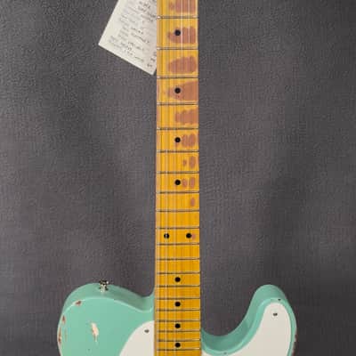 Nash T-57 Surf Green Electric Guitar - Heavy Aging image 5