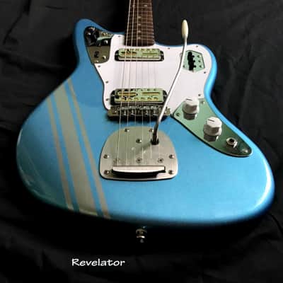 Revelator Guitars Jagster Full Scale Pelham Blue w/ Competition stripes *Special Labor Day Pricing* image 5