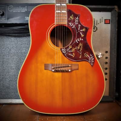 Gibson Hummingbird Cherry Sunburst 1968 image 1