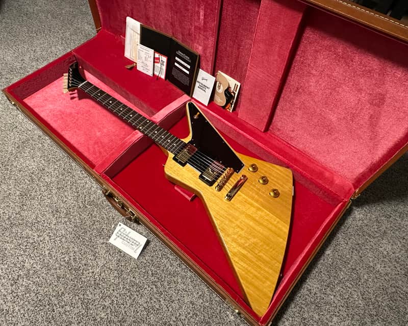 Gibson Custom Shop 1958 Resissue Korina Explorer 2025 - Natural
