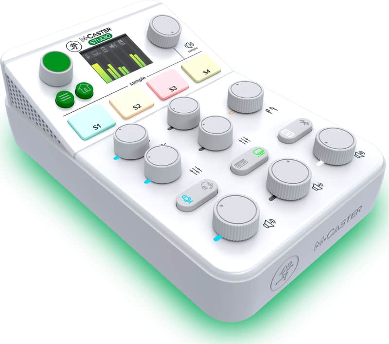 Mackie M-Caster Studio Live Streaming Digital Mixer, White image 1