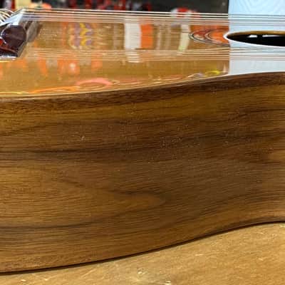 Ortega Signature Series Flametal-Two Natural Gloss Finish Cutaway Classical Acoustic-Electric Guitar with Original Hardshell Case image 8