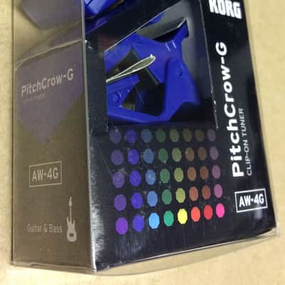 Korg AW4G-IN PitchCrow-G Clip-On Guitar/Bass Tuner (Indigo) image 2