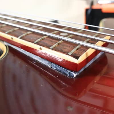 Vintage 1960's Bruno Royal Artist Hollow Body Bass Guitar image 14