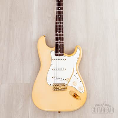 1987 Fender Custom Shop American Vintage '62 Stratocaster Blonde Mary Kaye w/ Gold Hardware, Case image 2
