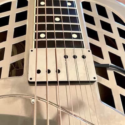 Krivo Humbucking Pickup for Resophonic resonator guitars: tricone, Dobro, single-cone. Made in USA image 2
