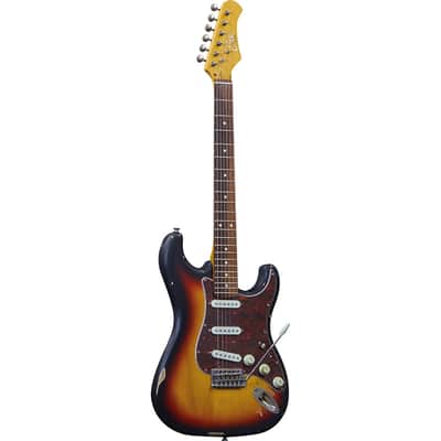 Eko Guitars S-300 Relic Sunburst image 1