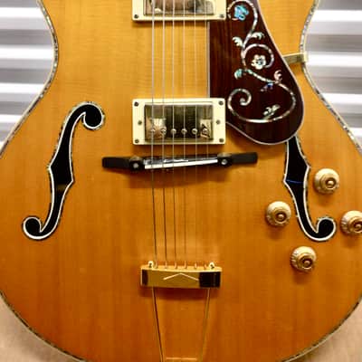 Antoniotsai Hollow body  Electric Guitar 1995 Blonde  ONE OF A KIND! image 5