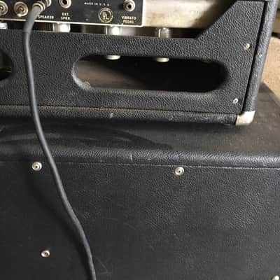 Fender Bandmaster Piggyback blackface guitar amp 1967 image 4