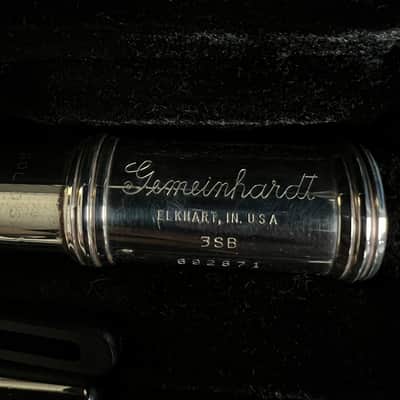 Gemeinhardt 3SB - Solid Silver Open Hole B-Foot Flute image 3