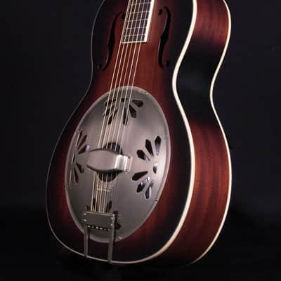 Gretsch G9240 Alligator Round-Neck Mahogany Body Biscuit Cone Resonator Guitar 2-Color Sunburst image 2