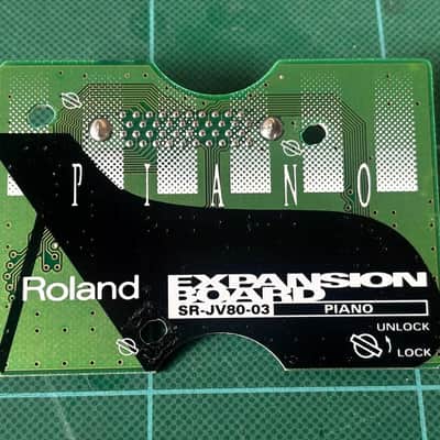 Roland SR-JV80-03 Piano Expansion Board 1990s - Green