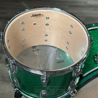 Ludwig Classic Maple 4pc Bonham Drum Set Green Sparkle image 5
