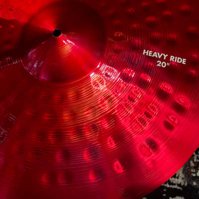 Paiste 20" Color Sound 900 Series Heavy Ride Cymbal - Red image 2