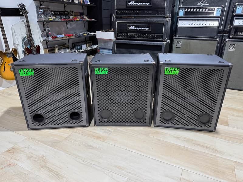 Trace Elliot 1518 1 x 15" 300w Cabinets 1995 - killer performing Bass Cabinets we have 3 available ! image 1