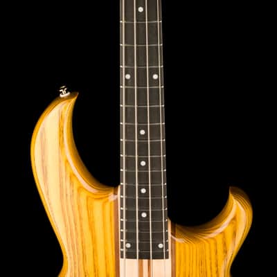 Aria Pro II SB-1000 Reissue 4-String Electric Bass Guitar Made in Japan Oak Natural with Gig Bag image 11