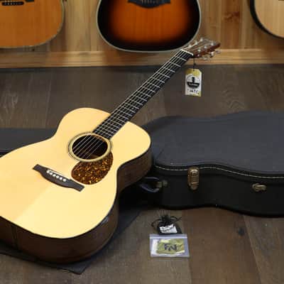 1999 Bourgeois OM-Custom Walnut Acoustic Guitar Natural + OHSC