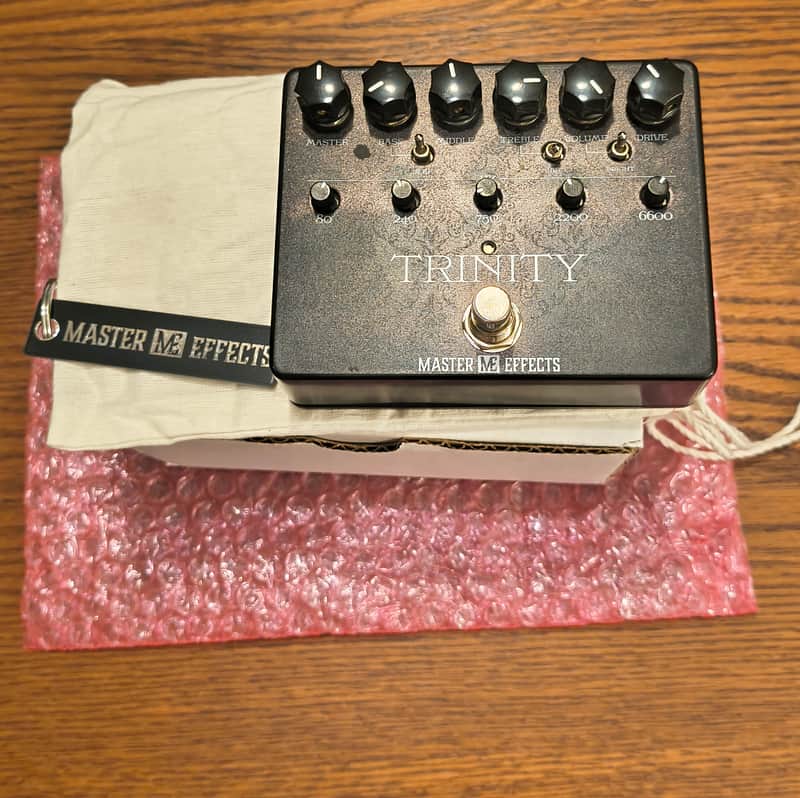 Master Effects Pedals Trinity Deluxe Mesa Boogie IIC+ preamp pedal 2025 - Black print image 1
