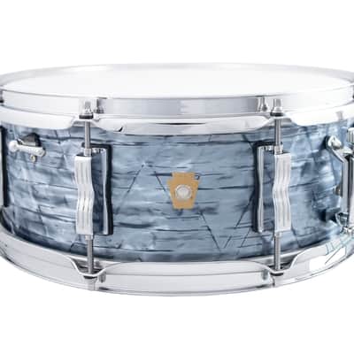 Ludwig Legacy Mahogany Reissue Sky Blue Pearl Jazz Fest 5.5x14" Kit Snare Drum | Authorized Dealer image 1