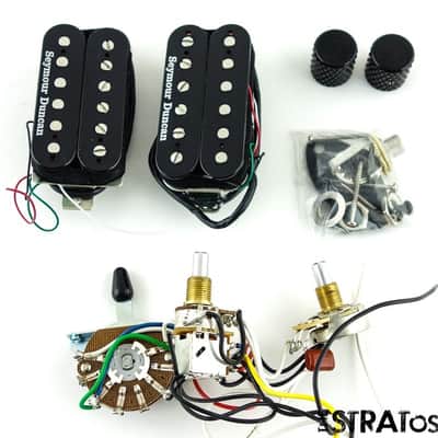 Charvel San Dimas SEYMOUR DUNCAN PICKUPS SWITCH POTS KNOBS & JACK JB+ 59