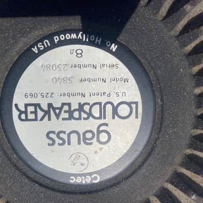 Gauss Cetec Model 5840 400 Watt  8 Ohm  1979 Vintage image 2