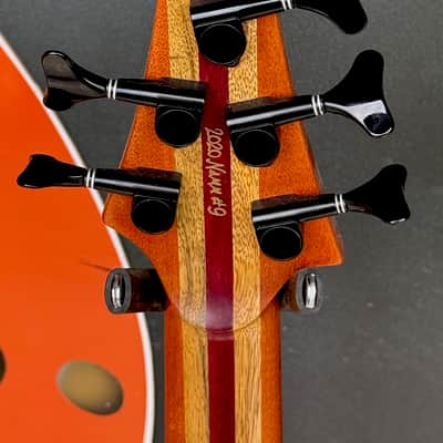 Warrior Dran Michael 5-string Bass "NAMM" 2020 - stunning featherweight Spalted Maple NAMM Show display model # 9. image 6