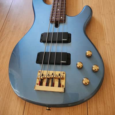 2000s Yamaha BBG4S-II Bass in Lake Placid Blue Active 9v BBG4 BBG4A-II BBNE Excellent image 3