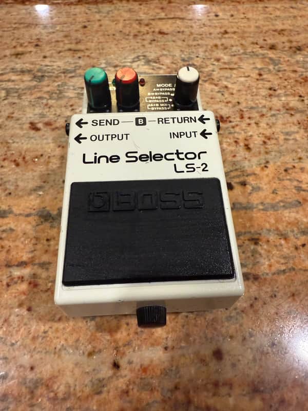 Boss LS-2 Line Selector (Silver Label) 1991 - Present - White image 1