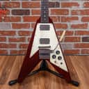 Gibson Flying V Cherry 1967 w/Hard Shell Case (Headstock Repair/Refret)