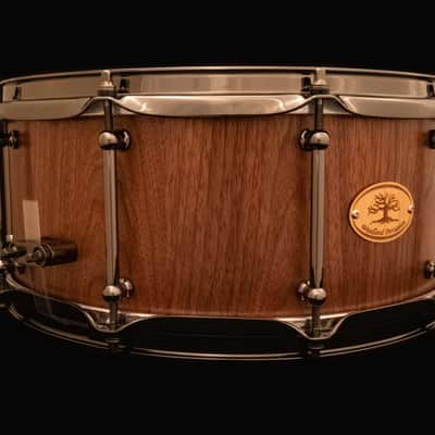 Woodland Percussion 14x6" Walnut Stave Snare Drum image 2