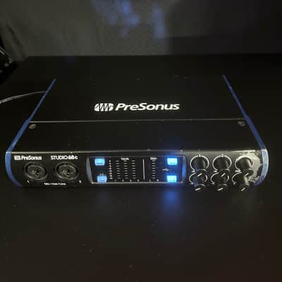 PreSonus Studio 68C 6x6 USB-C Audio / MIDI Interface 2019 - Present - Black image 2