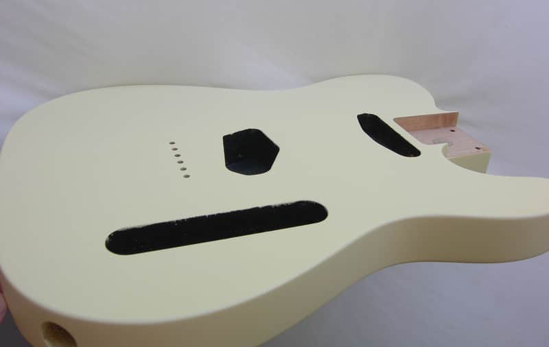 TELE Body /Alder 2-Piece/ Cream - Nitro Finish/ Telecaster- (Fits Fender, Warmoth etc. ) image 1