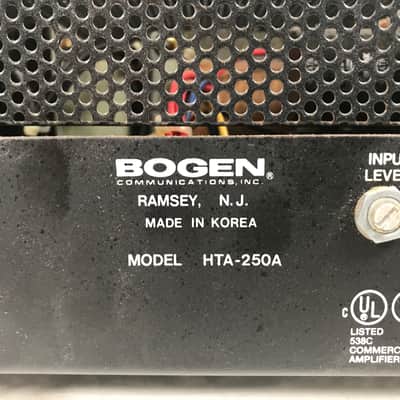 Bogen HTA-250A, 250 Watt Power MOSFET Audio Power Amplifier, 250W image 8