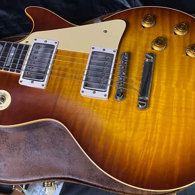 MINT! Gibson Custom Shop '59 Les Paul Standard Reissue VOS Iced Tea Finish - Original Case - Box - All Paperwork image 11