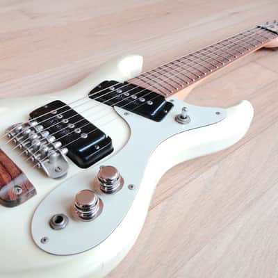 1990s Mosrite Mini Octave Electric Shortscale Guitar MIJ Kurokumo