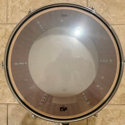 DW Drums Component Drum Rack Tom Custom Made- Maple/Mahogany 2024 - Black Galaxy FinishPly 12”x7” Accepting Offers! image 2
