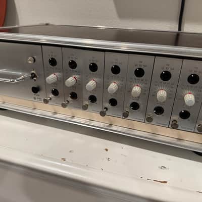 Rare 8-Channel TAB/Telefunken V376 Mic Preamp Rack – Original PSU – 3 Sequential Pairs image 2