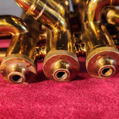 Antique 1930s King American Standard Cornet Brass w/ Carrying Case - RECENTLY SERVICED!! image 6