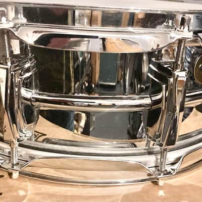 Ludwig 5x14" Chrome Over Brass Limited Edition Supraphonic Snare Drum image 10